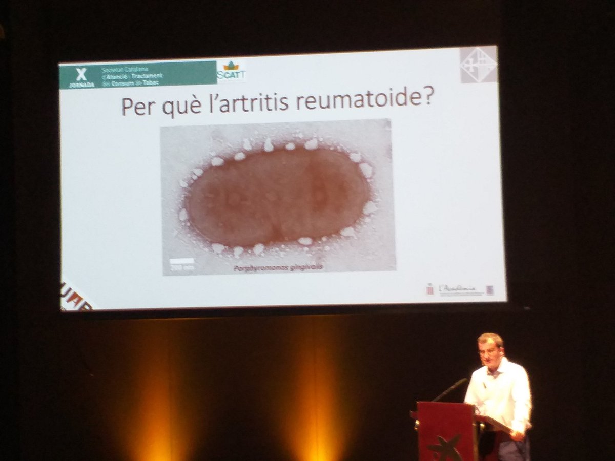 Cornejovalle's tweet photo. La porphyromona gingivalis promueva la generación de citoquinas proinflamatorias, eso explica la asociación entre artritis reumatoide y gingivitis #saludoral #tabaco #tobacco #oralhealth . X Jornada @scattsocietat #SCATT2020 #SCATT https://t.co/4oQOaRhkLN
