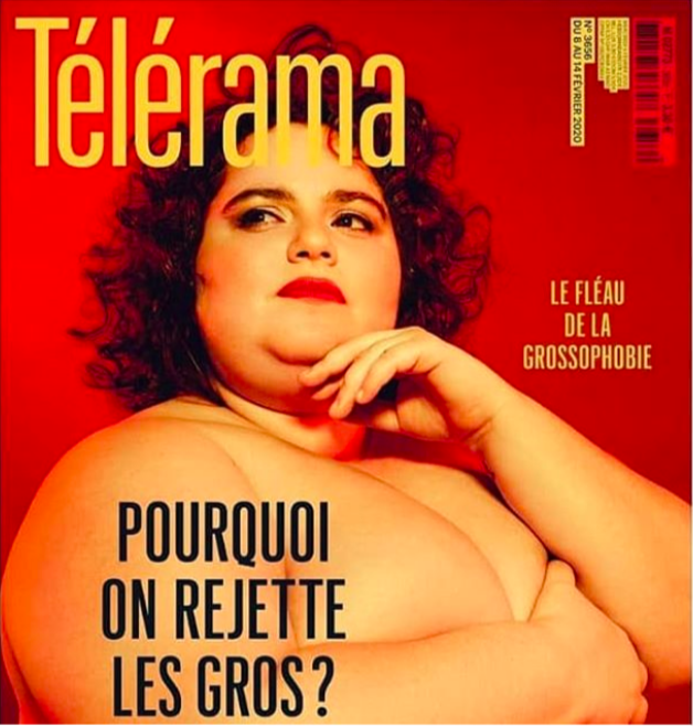 fsaltiel's tweet photo. Quand @Telerama fait sa Une avec la DJ Barbara Butch pour illustrer la question suivante : "Pourquoi on rejette les gros ? " #instagram apporte une réponse immédiate en censurant le visuel de la couverture relayé par l'artiste. Du coup c'est parti pour le #BarbaraButchChallenge https://t.co/umtHln4MD8