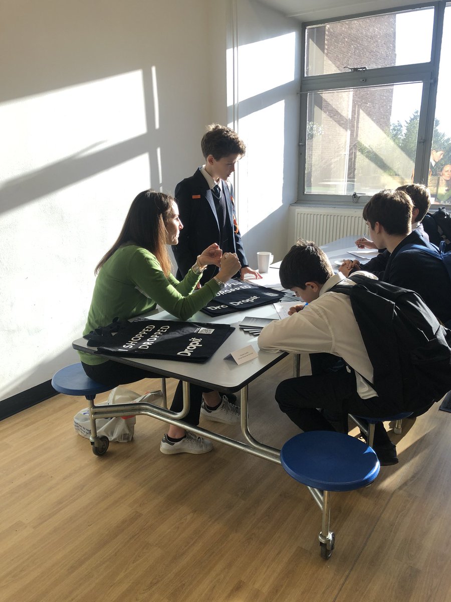 This morning we had our annual careers fair - a great opportunity for our Year 9s to explore different career paths while they make the important decision of which GCSE options to take! Thank you to everyone who came to talk to the students. #cognitaway