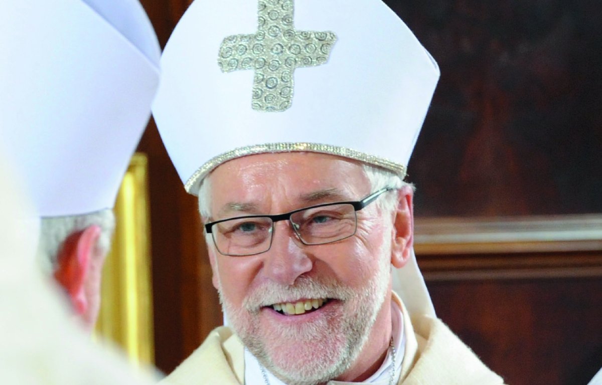 mojanedelja's tweet photo. Jože Marketz je bil v nedeljo, 2. 2. 2020, v Celovcu posvečen v škofa. Za svoje škofovsko geslo si je izbral besede Bog je ljubezen. https://t.co/cxK8fkncq3