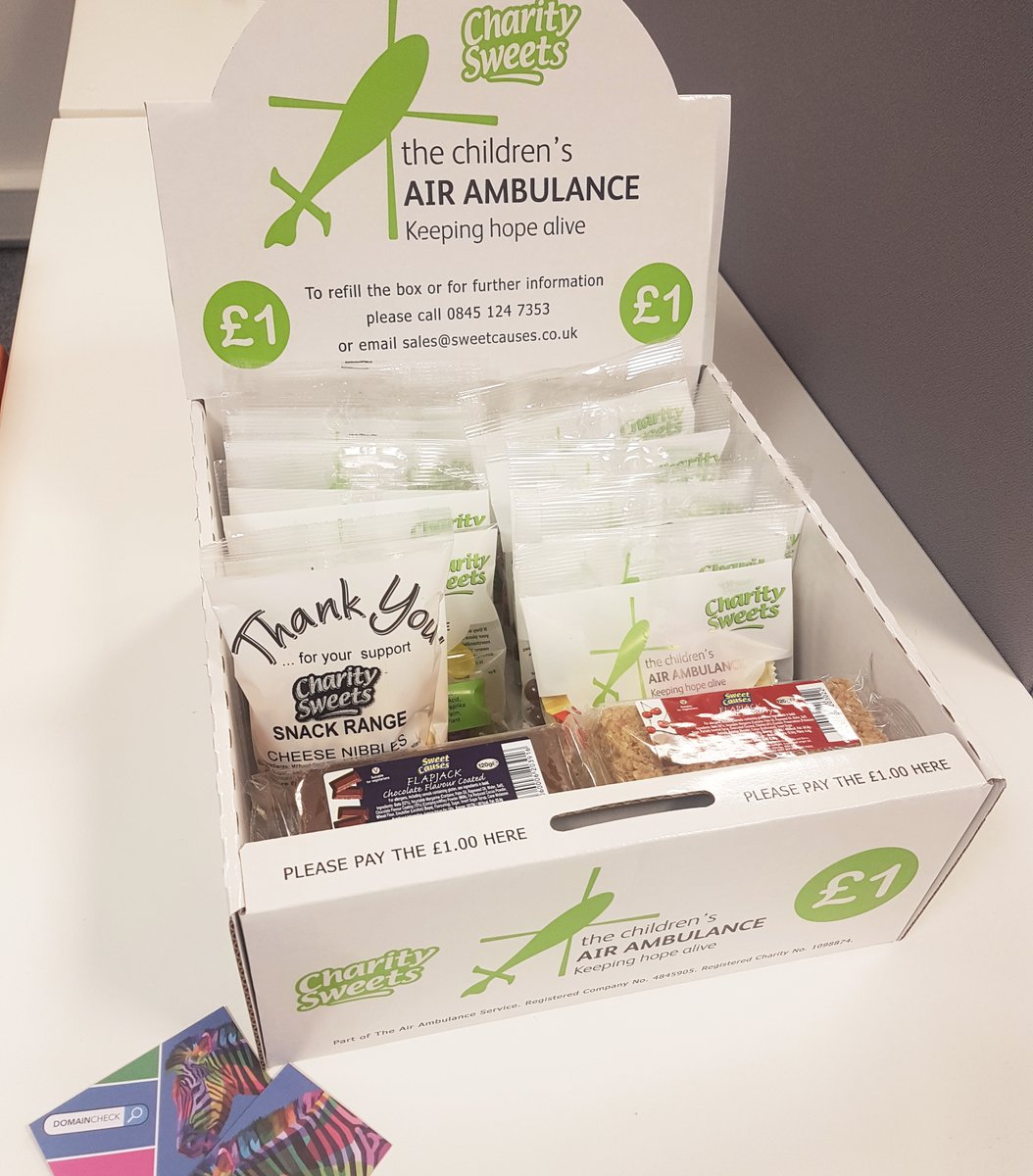 the_zebras's tweet photo. Anyone visiting our Studio can now help us support @ChildrensAirAmb buy buying some tasty treats... thats if the team here don't polish them all off first!

For more info on The Children's Air Ambulance please visit: https://t.co/XAi7fScVsR

#ZebraLikes #ZebraSupports https://t.co/lA8GicxQCh