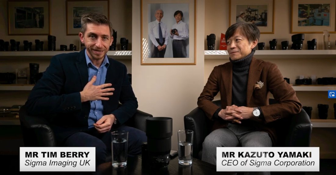 Our CEO Mr @KazutoYamaki answered questions from @SigmaImagingUK followers last week. Video is now available on youtube ! youtube.com/watch?v=XdnKxJ…