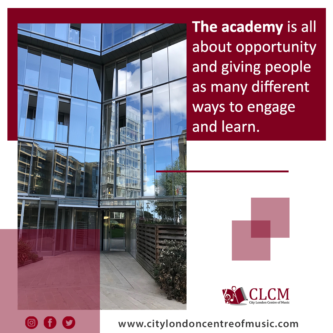 CLCMUK's tweet photo. The academy is all about opportunity and giving people as many different ways to engage and learn.

Learn More: https://t.co/DDNcdn1g5d

#clcm #CityLondonCentreOfMusic #music #UK #musicteacher #musicschool #PianoLessons #ViolinLesson #SingingLessons #london #teacher #lessons https://t.co/Q97b6gz1e7