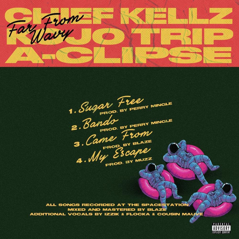 Upcomers1's tweet photo. Far From Wavy by @KellzDaily @KojoTrip @iAmAClipse 
Vol. 1 on SoundCloud

https://t.co/xoFB3uSgOj

*Far From Wavy Vol. 1 on Boomplay* 

https://t.co/lEWiLhFJTx

*Far From Wavy Vol. 1 on Audiomack* 

https://t.co/JVNDNFl0xO https://t.co/sADavsO9SM