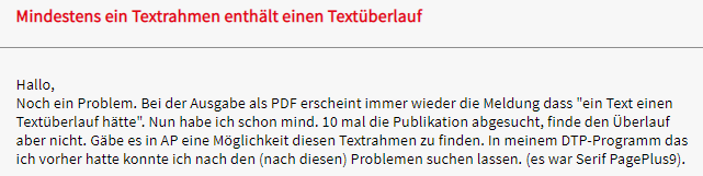 hds_ch's tweet photo. #AffinityPublisher: Mindestens ein #Textrahmen enthält einen #Textüberlauf - Affinity Photo, Designer, Publisher - https://t.co/EdXHeeV8gC - Forum https://t.co/GWbNbc9S8f https://t.co/BBcrUgqMhk