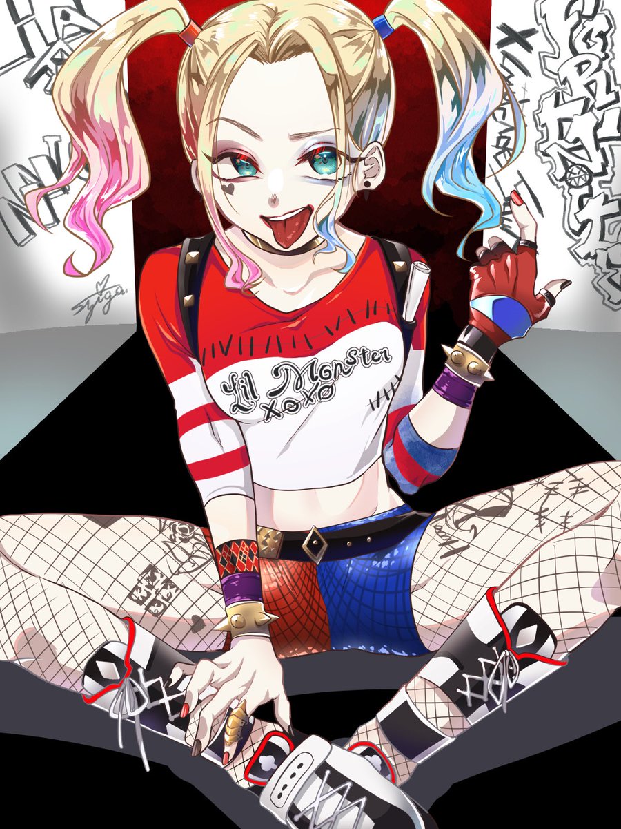 Syiga ハーレイ クイン Fortnite Fortniteart フォートナイトイラスト フォートナイトアート Harleyquinn