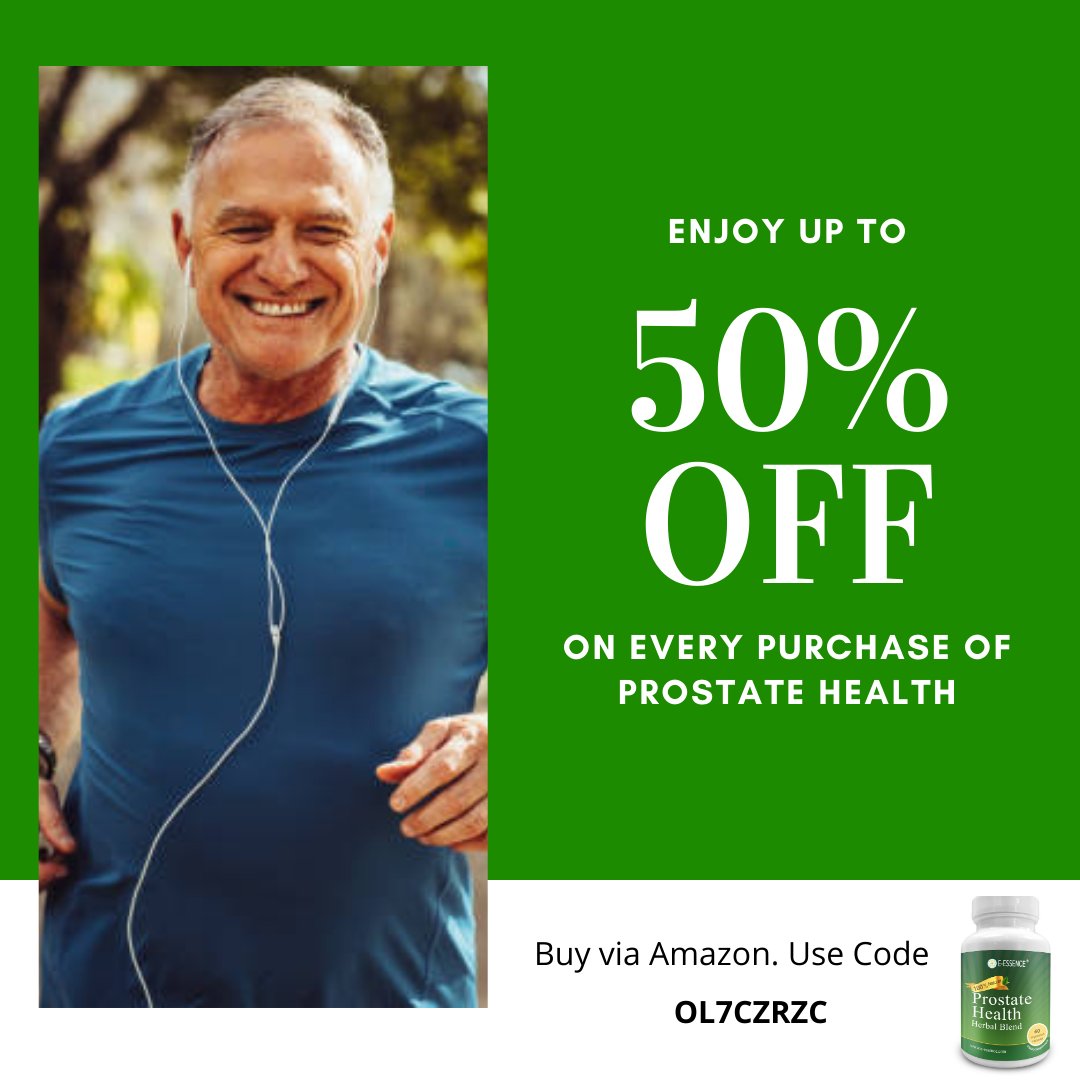EEssence3's tweet photo. Improve Prostate Health Naturally at a fraction of the cost. 

Buy it via Amazon. Promo Code: OL7CZRZC
https://t.co/SbZH3EQYkp

#menshealth #wellness #prostatehealth #ees #supplements #health #over40 https://t.co/MPFl9M8hTn