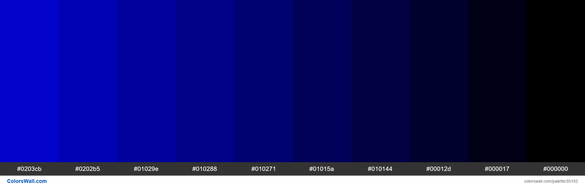 colorswall on X: Shades XKCD Color denim blue #3b5b92 hex #355283