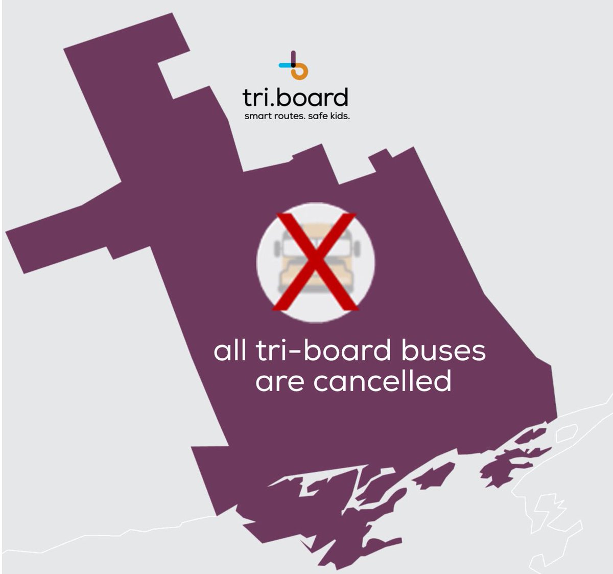 February 7 2020   School Bus service will not be offered today.