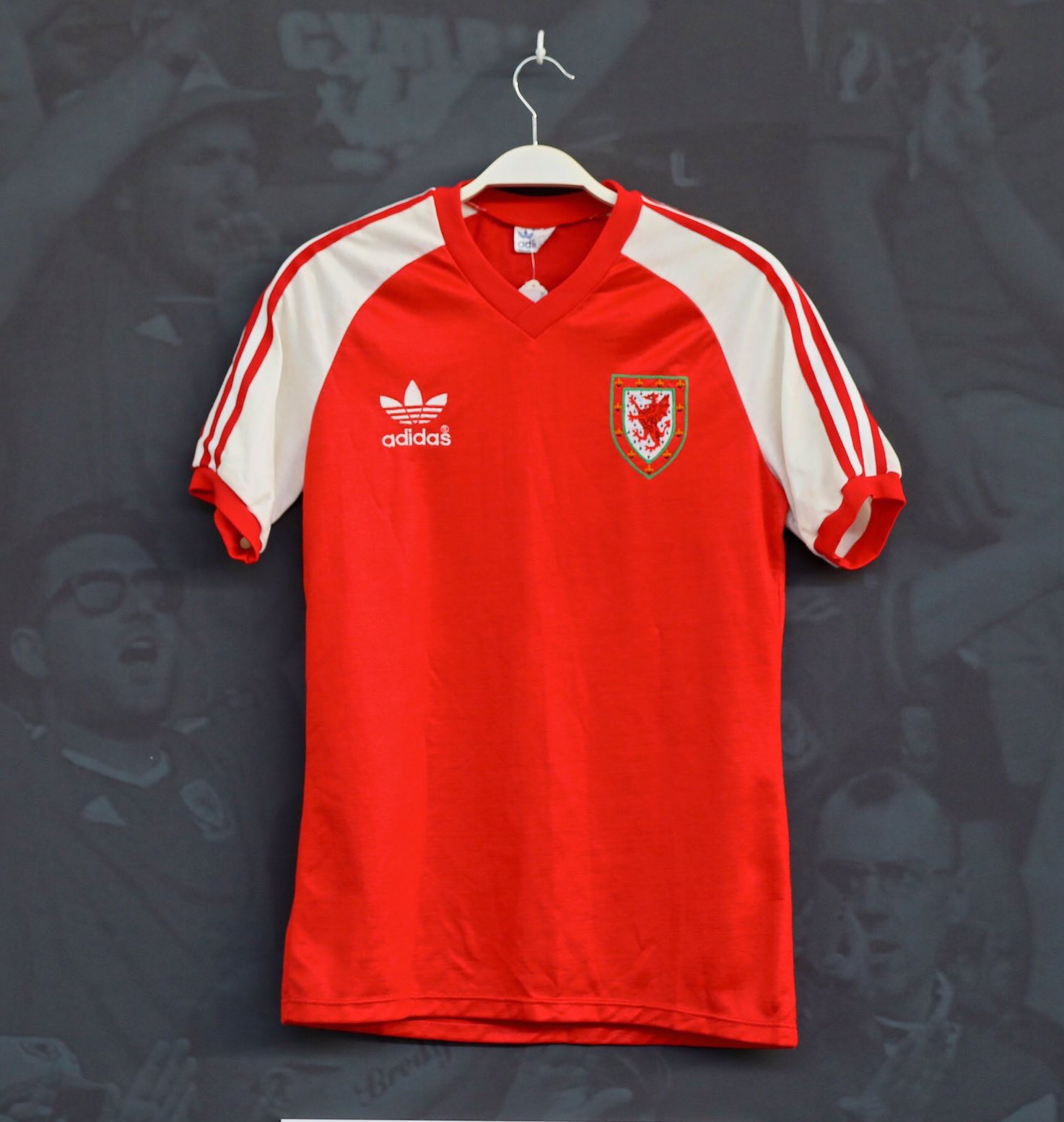 Wales adidas retro football shirt sales