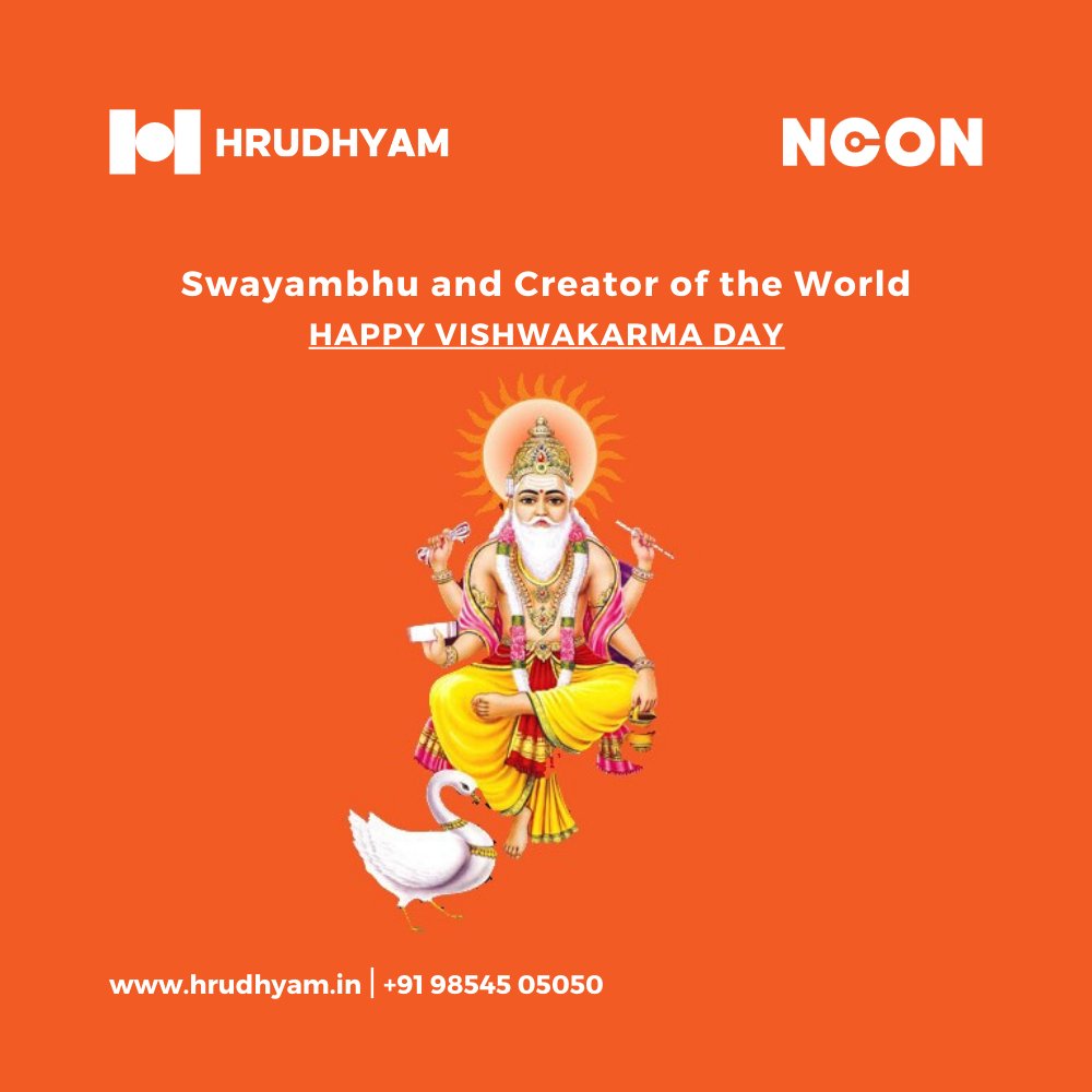 The Divine Architect - Swayambhu and the Creator of the World.
#happyvishwakarmaday

#vishwakarmaday
#divinearchitect
#hrudhyam
#ncon