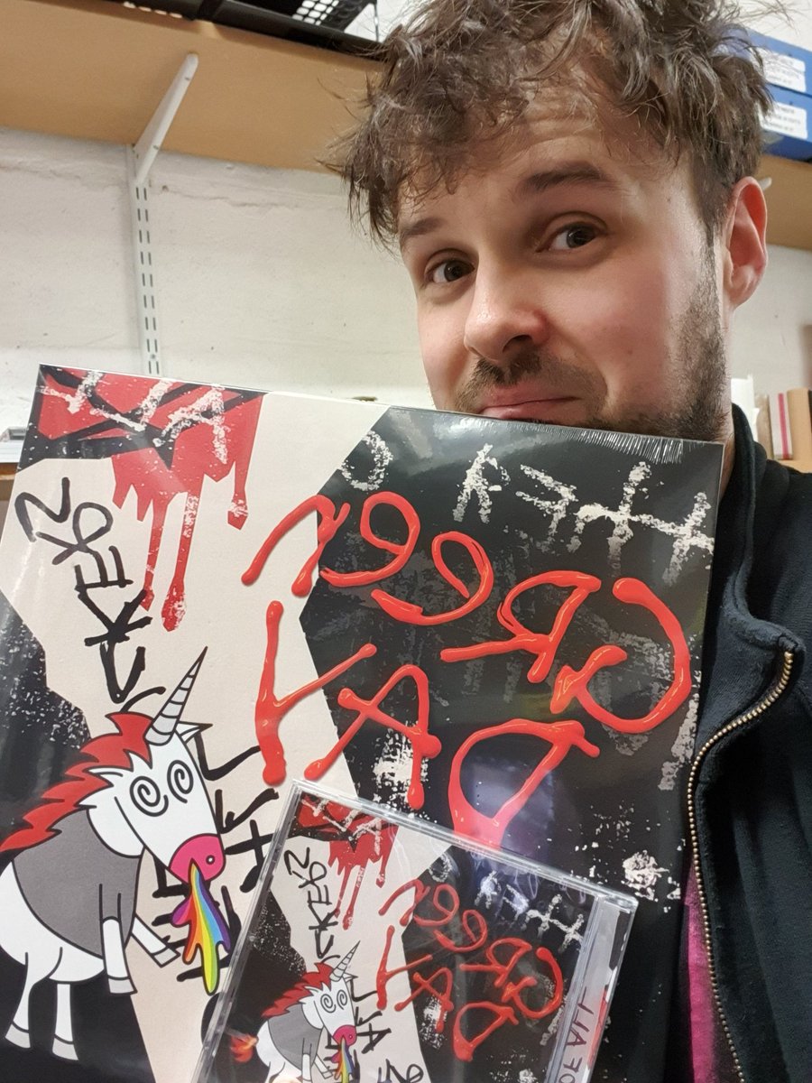 hmvShrewsbury's tweet photo. Happy #FatherOfAll Release day !! Brand new album from @GreenDay available now on Cd &amp; LP !!! #RockNRoll !!!!
 #Firereadyaim #graffitia #OhYeah https://t.co/WLnWvx1DFp