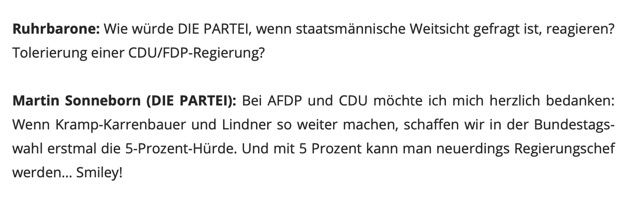 MartinSonneborn's tweet photo. Nicht, dass ich es dem Land wünschen würde... Smiley! https://t.co/AMVwrmtvHp