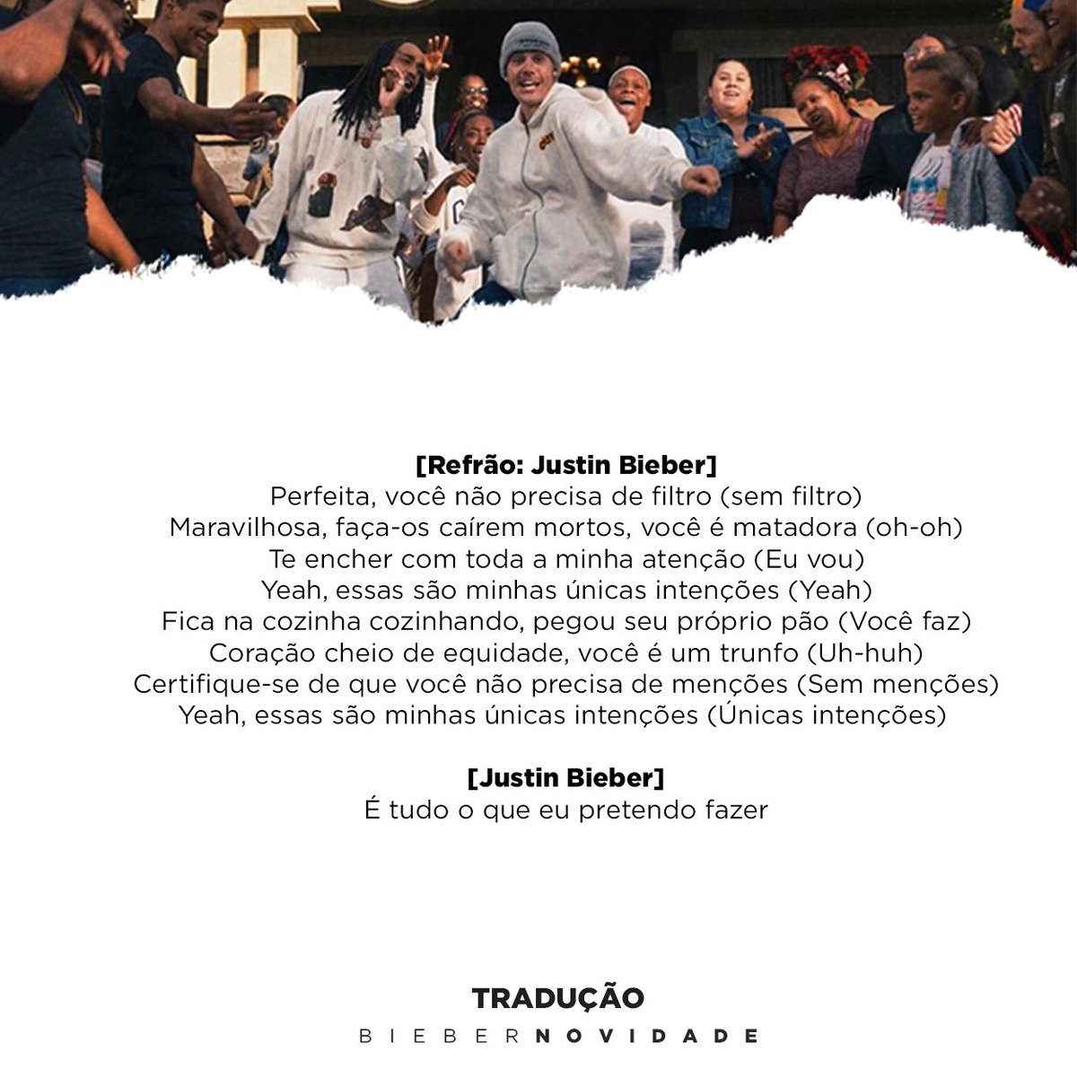 Confira a tradução da nova musica do Justin Bieber feat Quavo #INTENTIONS.