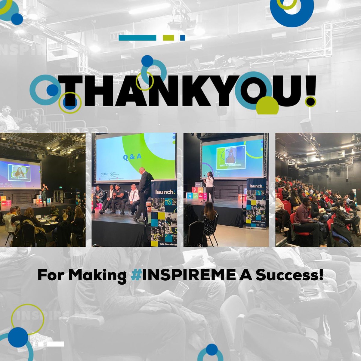 🙏🏼We are very grateful to everyone who made #InspireMe a success 

Our venue <a href="/SquareOneVenue/">Square One Bar, Cinema and Entertainment Venue</a>

Our amazing speakers and panelist’s  <a href="/CassieBlonde/">Cassie Amelier</a> <a href="/omarinspires/">Omar Sharif</a> <a href="/hayleymulenda/">Mrs Record.</a> and @PhilHealyWMP 👮‍♀️ from West Midlands Police

 📸 Pictures coming soon