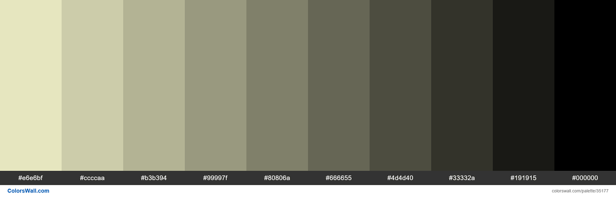 colorswall on X: Shades XKCD Color eggshell #ffffd4 hex #e6e6bf