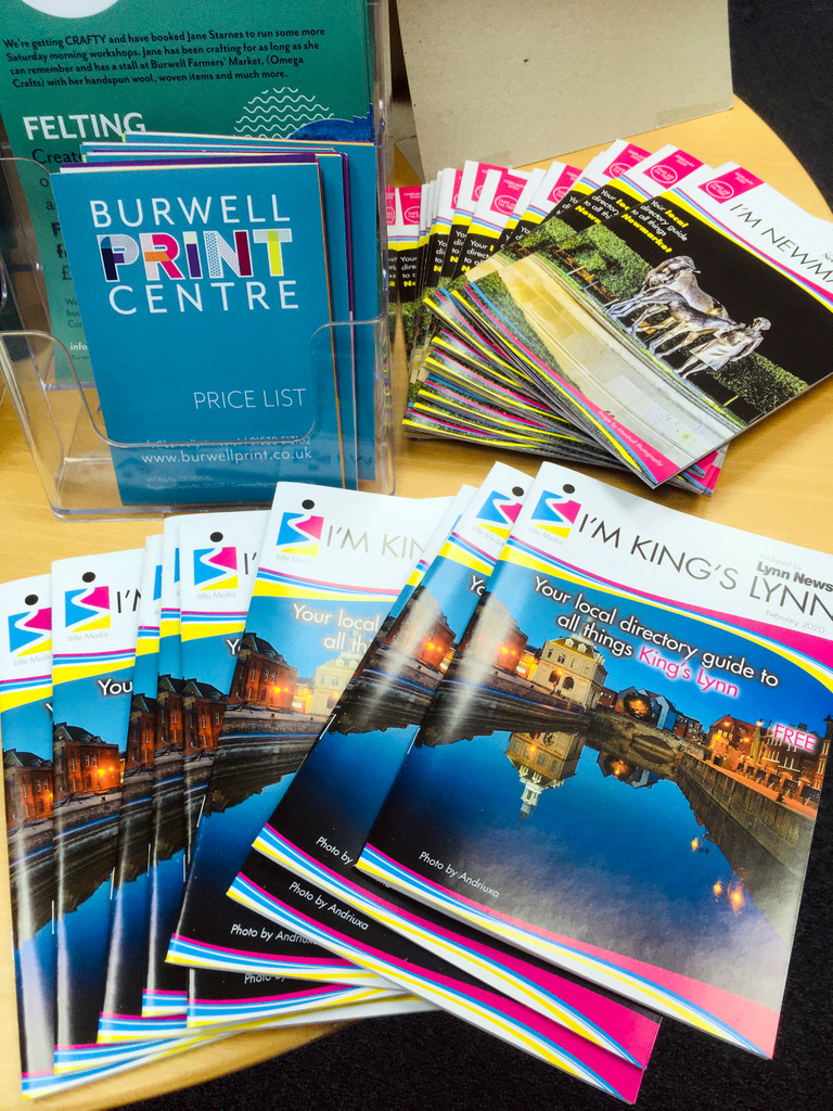 BurwellPrint's tweet image. The latest issue of I&apos;m Kings Lynn and I&apos;m Newmarket is out now. Pick up your free copy today from your local outlet. #BurwellPrint #DigitalPrint #Magazine #Free #Newmarket #Kingslynn