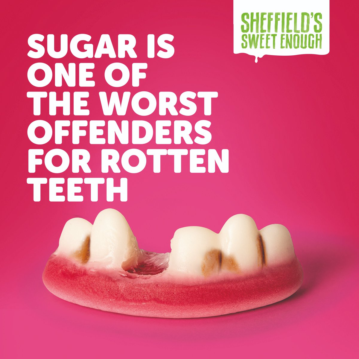 Tooth decay is a problem in Sheffield. We're on a mission to identify the sugary culprits and help families make healthy swaps.

Join the campaign against too much sugar at #sheffieldissweetenough.org 😁

#sheffieldissweetenough #sheffieldcitycouncil #sheffieldissuper #Sheffield