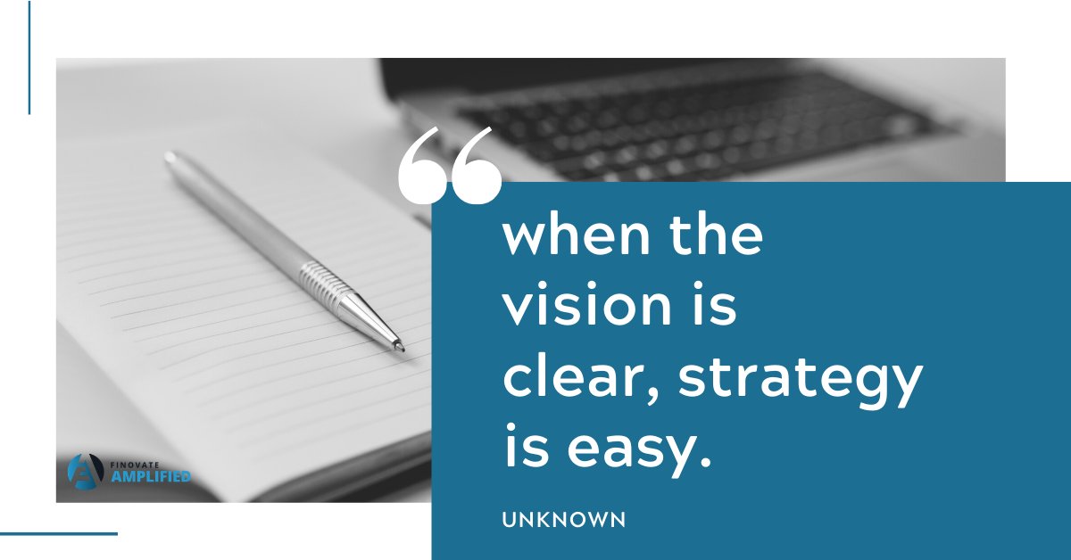 FinovateAmp's tweet photo. Here's a bit of Friday #MarketingMotivation. Hold the vision, trust the process. #FinovateAmplified #Adverstising #Vision #Strategy #FridayQuotes #Marketing https://t.co/vZZpEsCL3Q