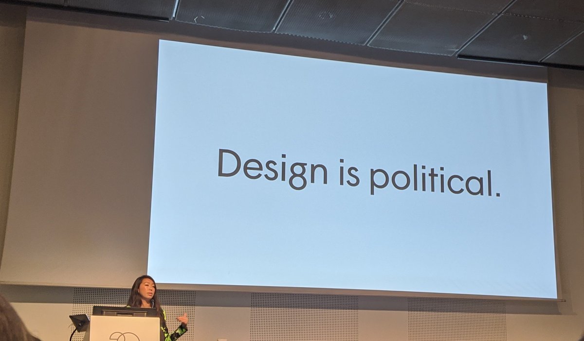 Nothing like coffee, realism, and some spicy cynicism to cause us to stop and think about what and why we're doing what we're doing. Awesome start to the #ethics panel at #ixd20 <a href="/janekatewong/">Jane Kate Wong</a>