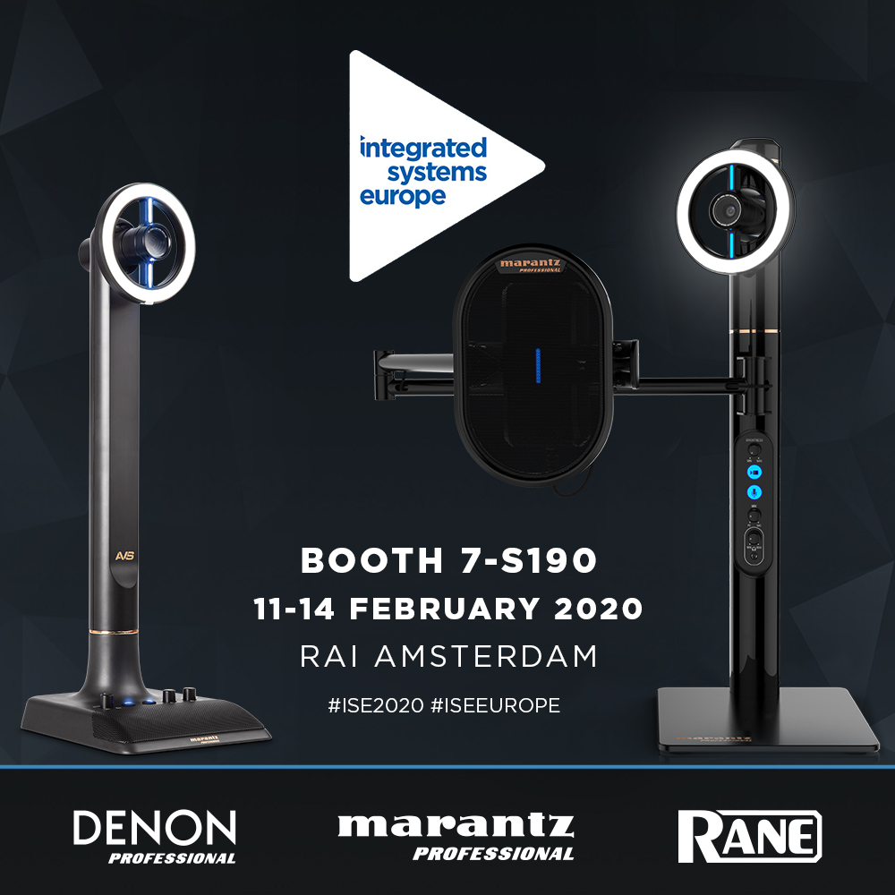 marantzpro's tweet image. Come and see the latest products by Marantz Professional at ISE 2020. Head on down to booth 7-S190 at the RAI from the 11th-14th February for the best innovations for the Audio Install market and much more!
