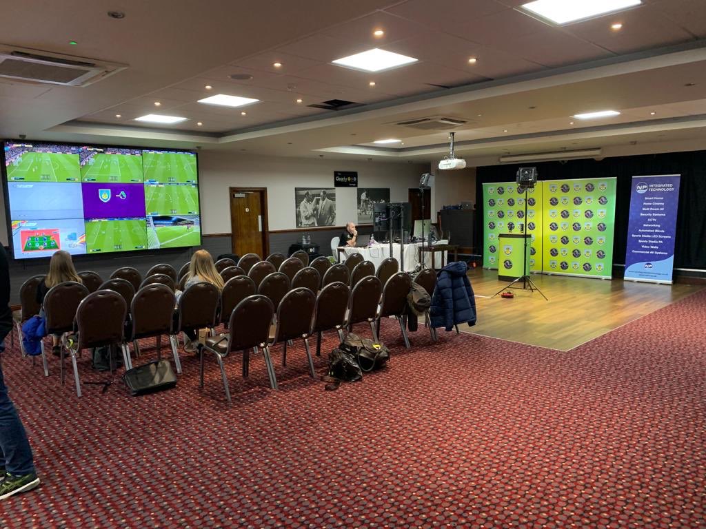 NPAudioVisual's tweet photo. Great to be involved for the 2nd year running in the ePL competition at Burnley Football Club. Congrats to all the winners! #seriousgaming #ePL https://t.co/Y1hfYjhnVF