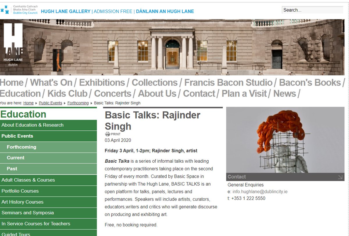 woundbloom's tweet image. I am giving a performance lecture at the Hugh Lane Gallery next. Come?

hughlane.ie/lectures/forth…

#performancelecture #talk #hughlanegallery #basictalks #aprilplans #contemporaryart #contemporaryasianart #irishart