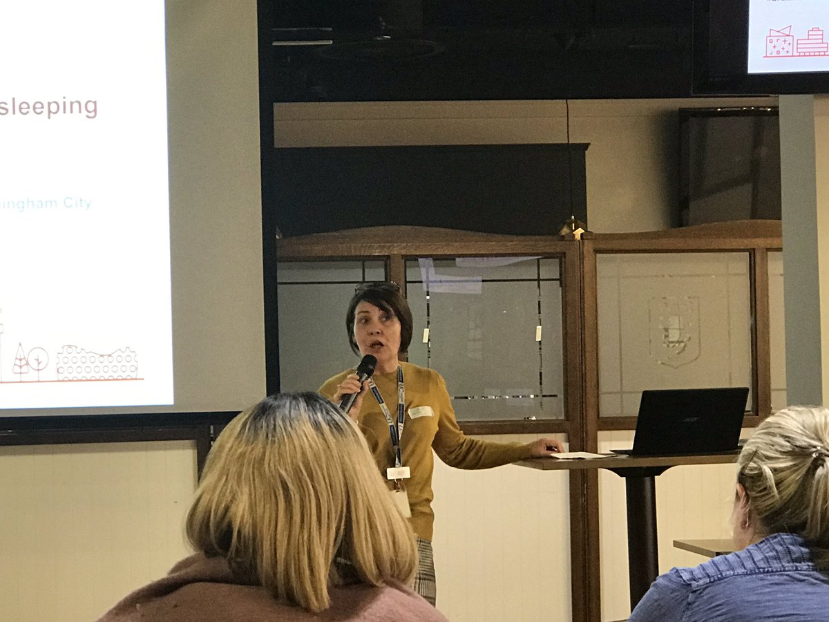 BrianBVSC's tweet photo. Michele from @DWP talks about efforts to reach out and gain trust of those affected by #roughsleeping. The department’s outreach staff are working with @Shelter @StBasilsCharity and @Sifafireside in #Birmingham.
#BrumHomelessness https://t.co/fvHsxxDIy0
