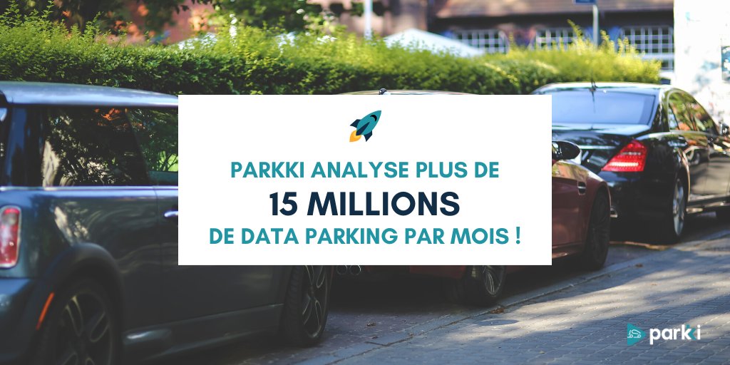 [ Bilan ]
 ➡ Parkki analyse plus de 15 millions de data parking par mois !
Merci à nos partenaires de nous faire confiance 😉
#Data #SmartParking #StationnementIntelligent