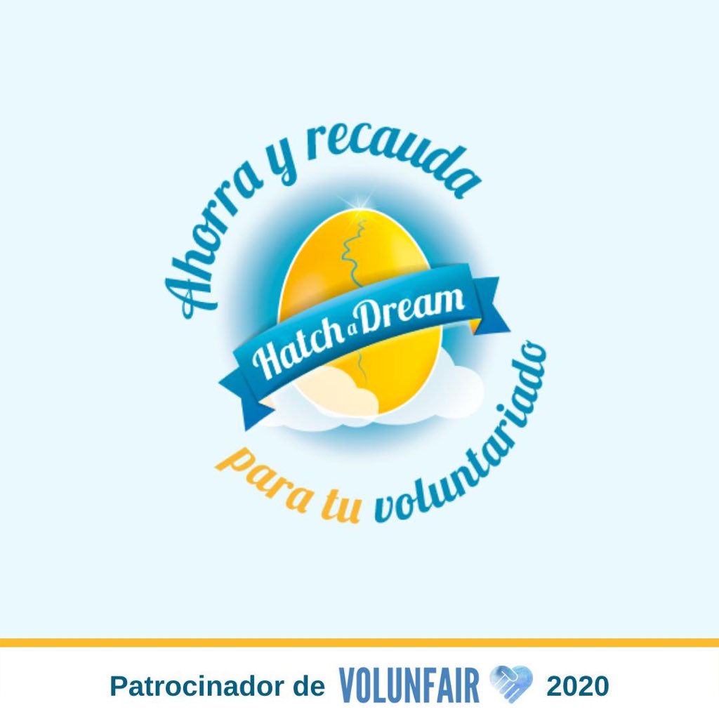 VolunFair's tweet photo. @hatchadream es la plataforma perfecta para que nadie se quede sin su voluntariado por falta de recursos económicos. Subiendo tu sueño de voluntariado en  https://t.co/RGsoMtZY3s podrás empezar a ahorrar y recaudar desde ya.🤩

#hatchadream  
#Mójate 
#VolunFIVE #EstamosDeCumple https://t.co/AiYH2g2zgn