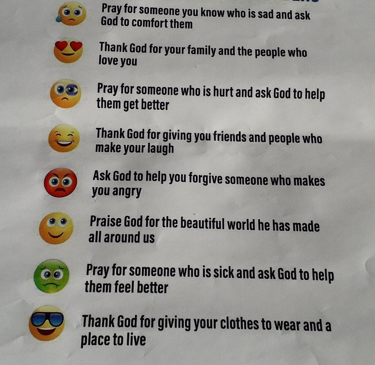 PlacesProject's tweet photo. How do you pray? If you could send God a message using Emoji's what would they be and why? Year 3 and 4 @StBartsCE have been exploring emoji prayers this week and creating their own. #ExploringPrayer @Wparishchurch @DioManchester https://t.co/v4KlsowHy3