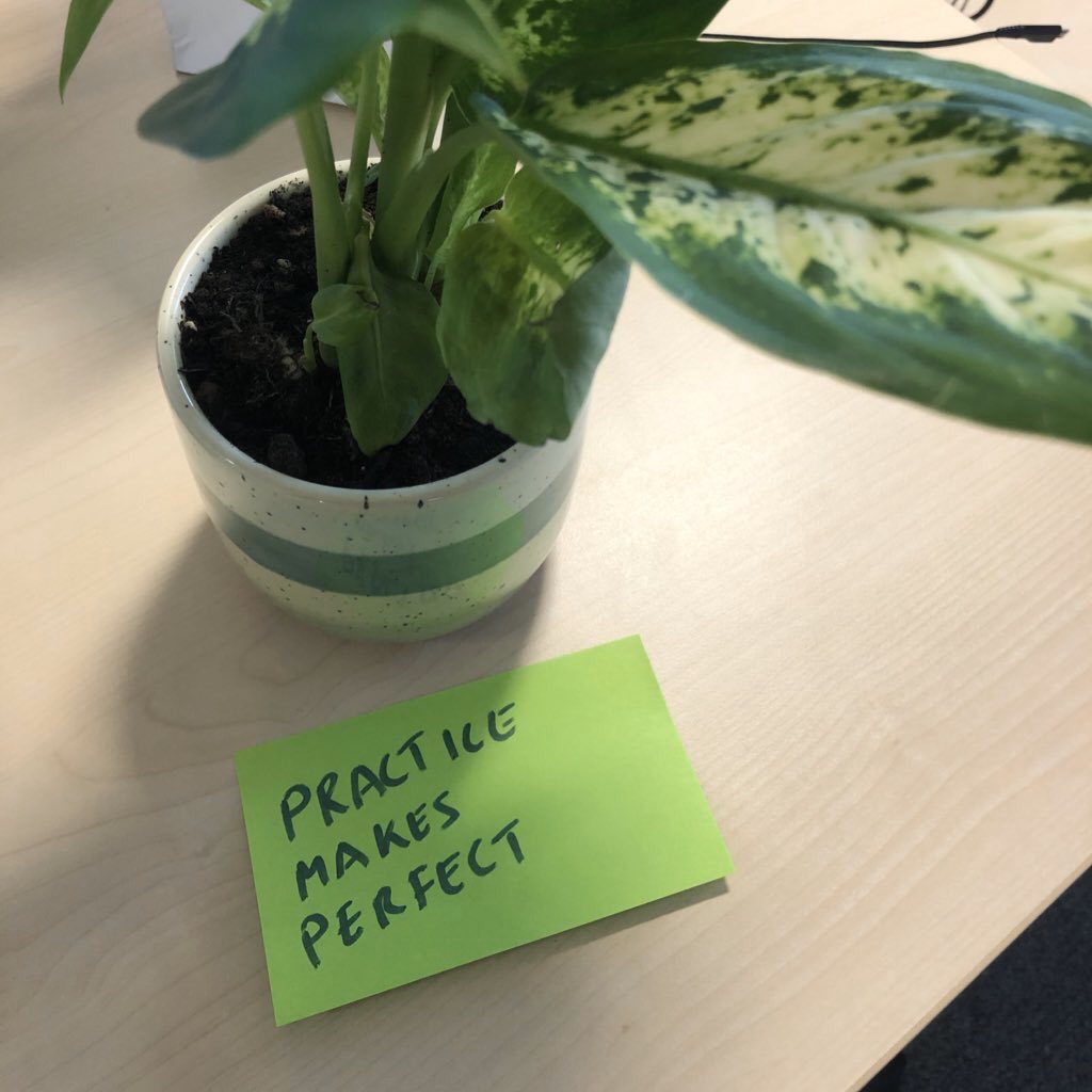 proverbproject's tweet image. Practice makes perfect #plantproverb