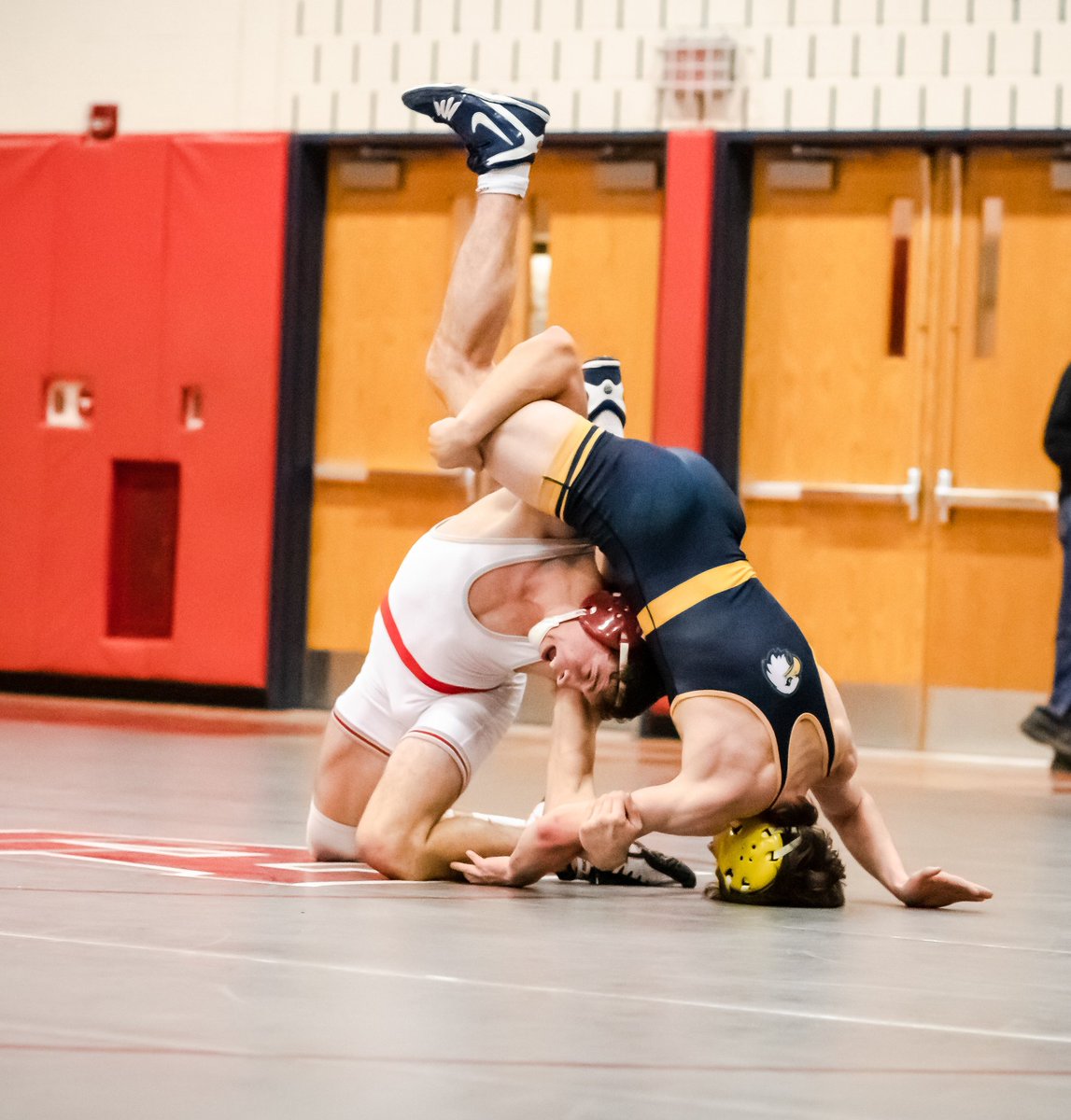 Right now it's snowy and dreary, but it's gonna be 🔥  tomorrow at CA. 🤼‍♂️ Sectionals start 9am!