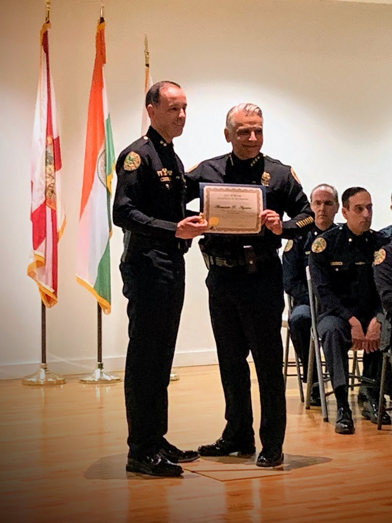 Congratulations to <a href="/fbina263/">FBINA263</a> <a href="/AAguilarMPD/">Assistant Chief Armando Aguilar</a> who was promoted today to the rank of Assistant Chief of Police <a href="/MiamiPD/">Miami PD</a>.  He makes our session proud!  Good luck in your new assignment.