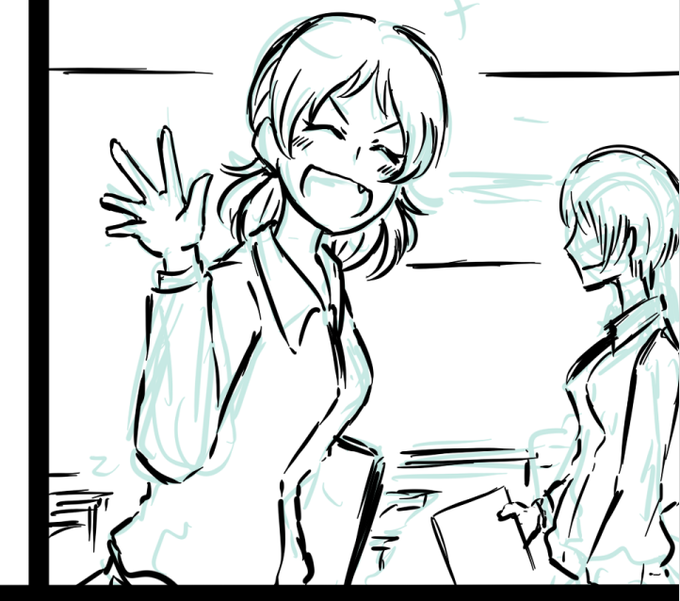 小梅に声をかけてくれる数少ないクラスメイト、通称エリ砲ちゃん。 