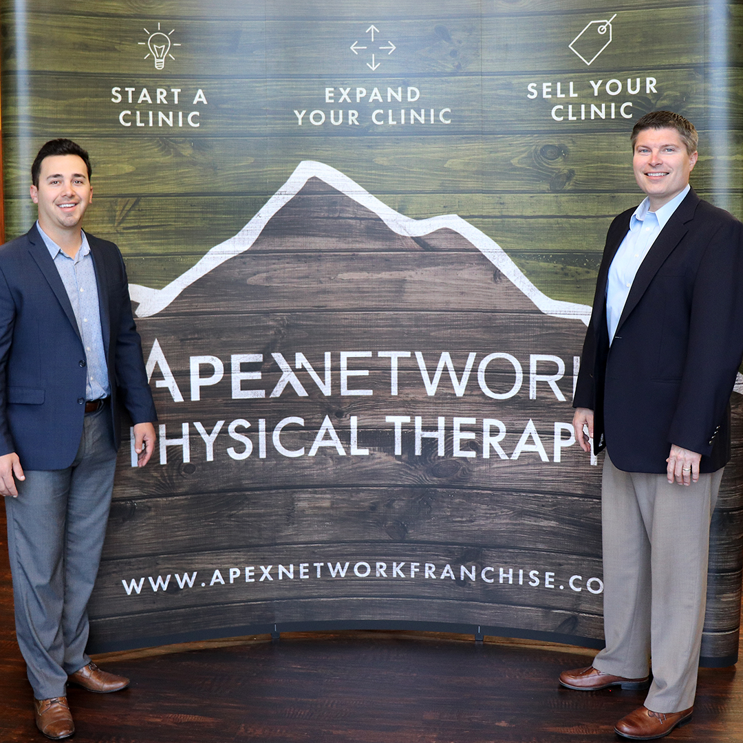 ApexNetworkFran's tweet photo. Going to the #APTACSM Show in Denver? Stop by and say hello to John and Gary who will be at booth #2216. We will see you there!

#BizPT #SolvePT #LifestylePT #PhysicalTherapy #BrandPT https://t.co/ZVv5UgDgA5