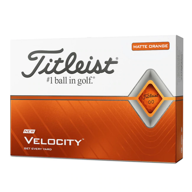 ProWoodcote's tweet photo. Loving the @Titleist Velocity matt colour balls #golfballs #velocity - we have some in the shop now! #shoplocal #FridayVibes https://t.co/4ZWlJjovFs