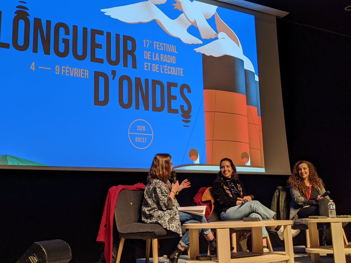 ConstanceBenard's tweet photo. Place aux luttes sociales à @LDOndes avec @vvoldoire @radioparleur ✊✊ #brest #radio #longueursdondes @Radio_Prun est bien-sûr dans la place 💪 https://t.co/lVvaXouhZo