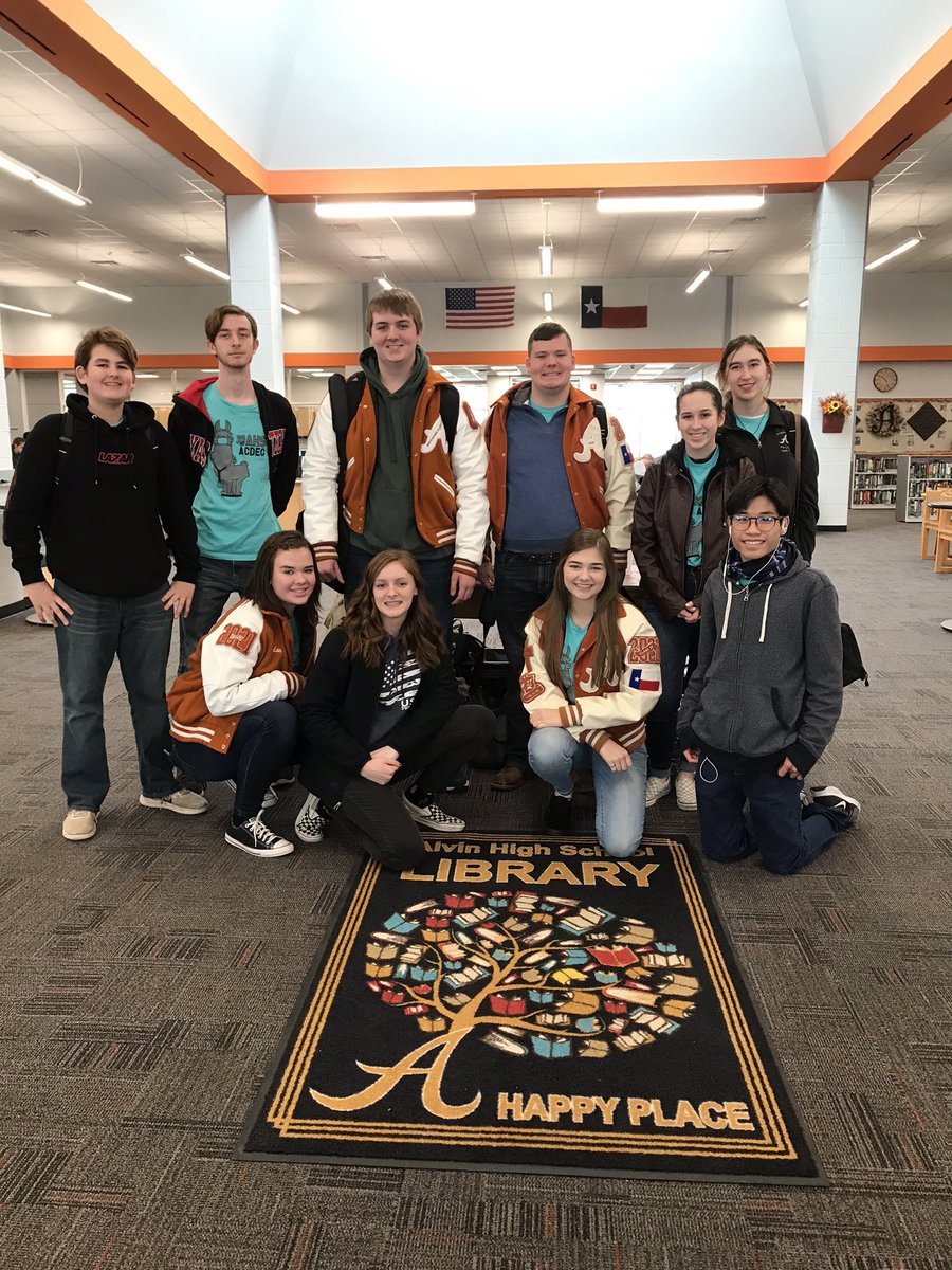 Good luck to our Academic Decathlon students! They are off to their regional competition in Dickinson. <a href="/AlvinHSJackets/">Alvin High School (Official)</a>