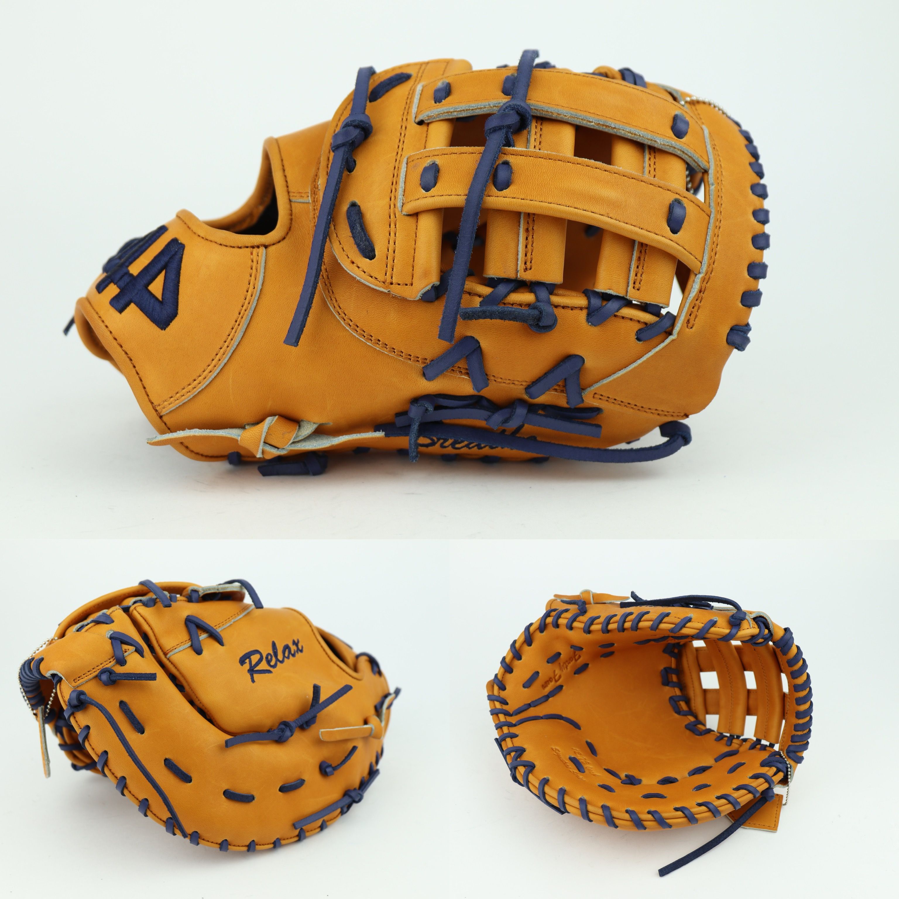 44 Pro on X Tan and Navy Signature Series 1B Mitt https t kuxQ9iVud3 X