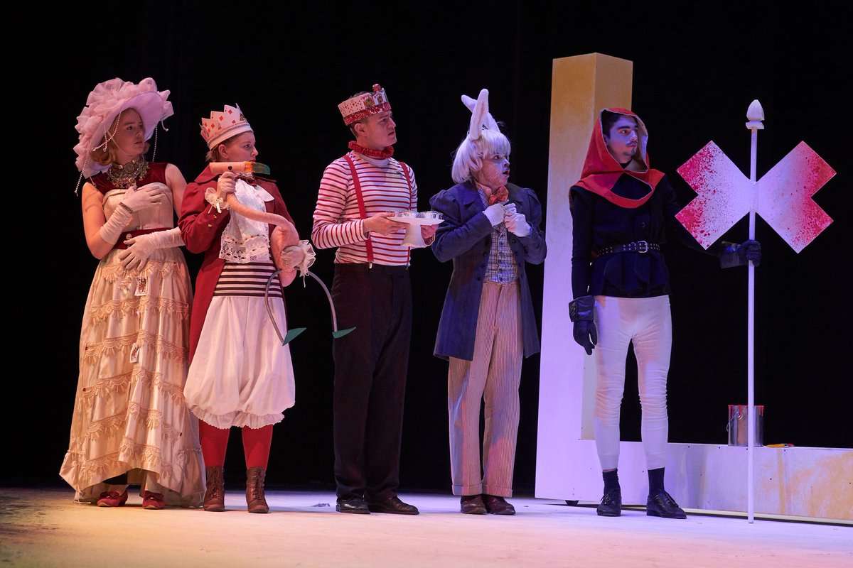 Only TWO (YES TWO!!!) shows left for Dawson's production of "Alice In Wonderland"!
Drop on by and grab your ticket while you can!