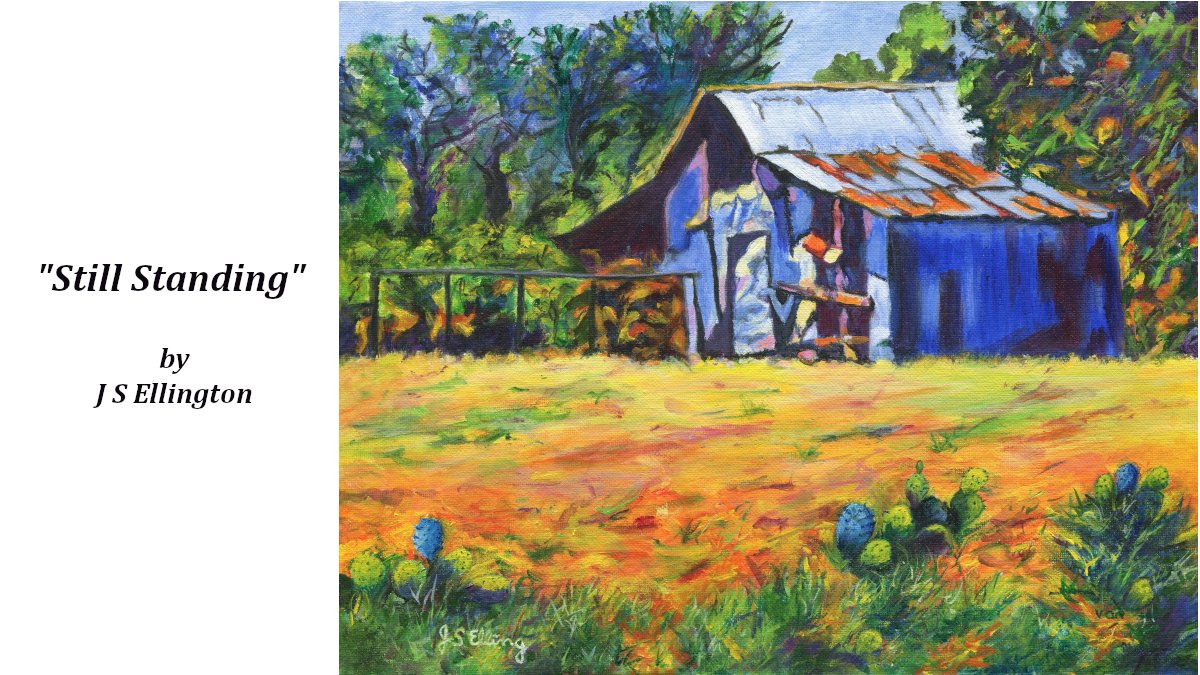 js-ellington.pixels.com/featured/still…
Old barns built by hand are disappearing from our Texas landscape. They are often an inspiration for my paintings.
#Texasartist #farmhousedecor #countryart #canvas #fineartforsale #lifestyleproducts #homedecor