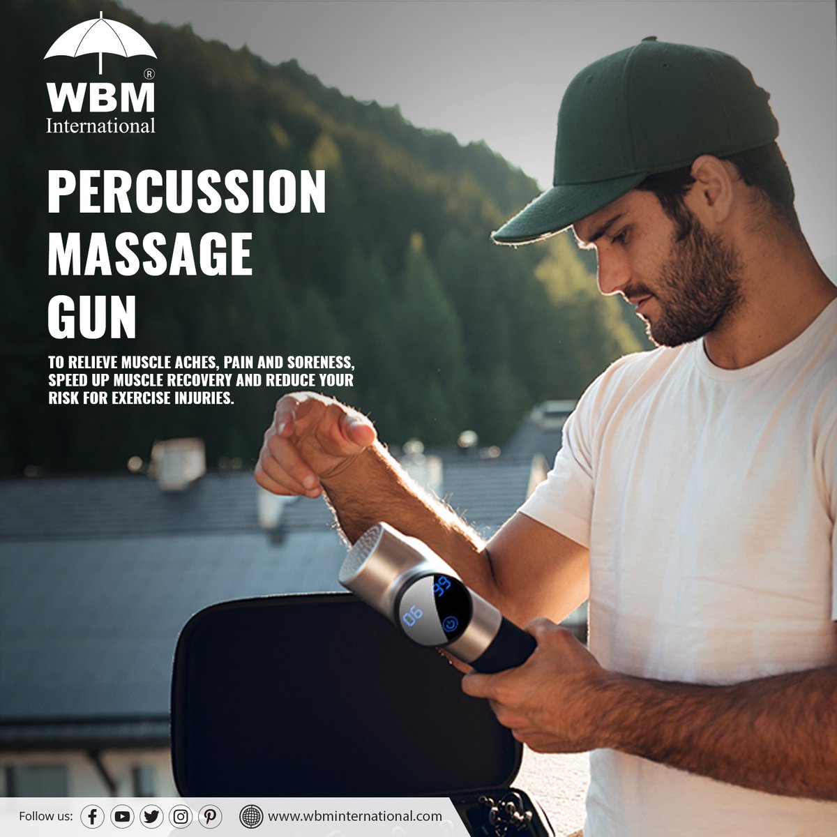 WbmInt's tweet photo. WBM Massage Gun Deep Tissue Percussion Muscle Massager discount offer
Massages, relieves and rehabilitates your muscles
Increases post-injury recovery
Stress relief and relaxation guaranteed
Get yours here 👉 https://t.co/nTLEtYYk3X
#wbm #wbmsmart #wbmsmartmassagegun #massagegun https://t.co/7FkGXBL0BT