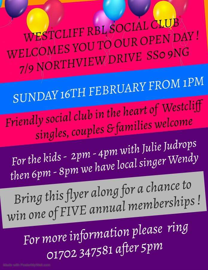 Club open day. New members welcome <a href="/YourSouthend/">Your Southend</a> <a href="/WestcliffonSea/">Westcliff on Sea</a> #brititishlegion