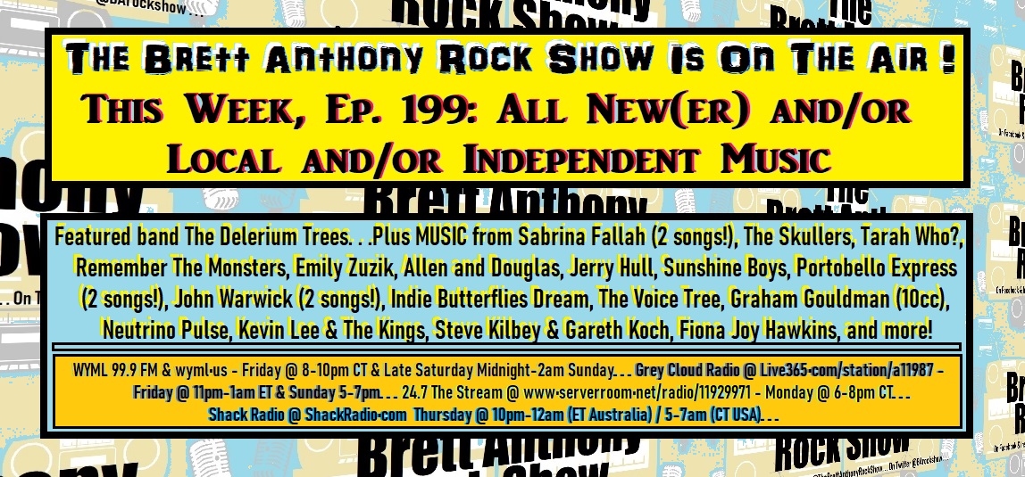 BArockshow's tweet photo. Another great show this week, so much excellent #independent #music!
Featured band @Delerium65 plus songs from @_Sunshine_Boys @TarahWho @The_Skullers @Sabrina_Fallah @EmilyZuzik @JerryHullSinger @AllenDouglas68 @Portob_Express @TheVoiceTree @IndieBDream @GrahamGouldman &amp; more! https://t.co/W4NniGIkv9