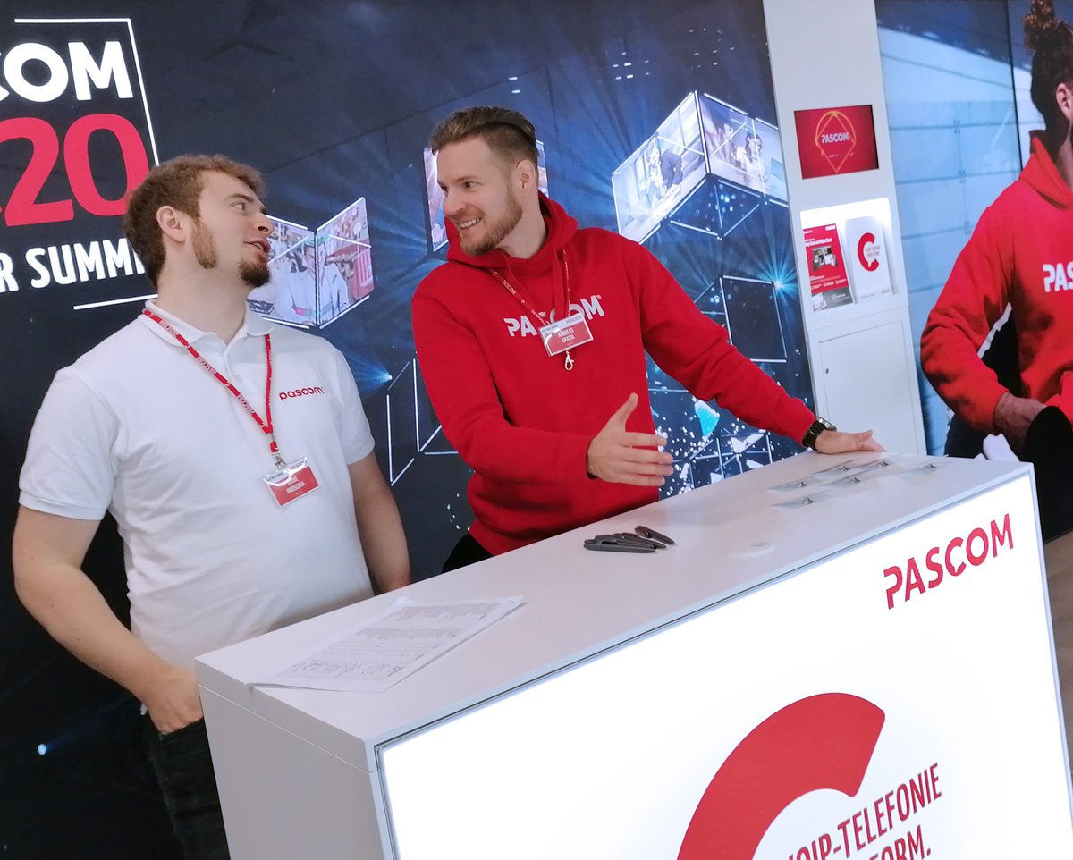 pascom_net's tweet photo. From 19 visitors in 2015, the pascom Partner Summit has grown in to something special, so thank you to all our 100 + visitors, sponsors & media partners in 2020 - we loved hosting you & look forward to seeing you all again next year, if not before! #WeUpgradeBComs #pascom2C20 https://t.co/0u6FejE1cf