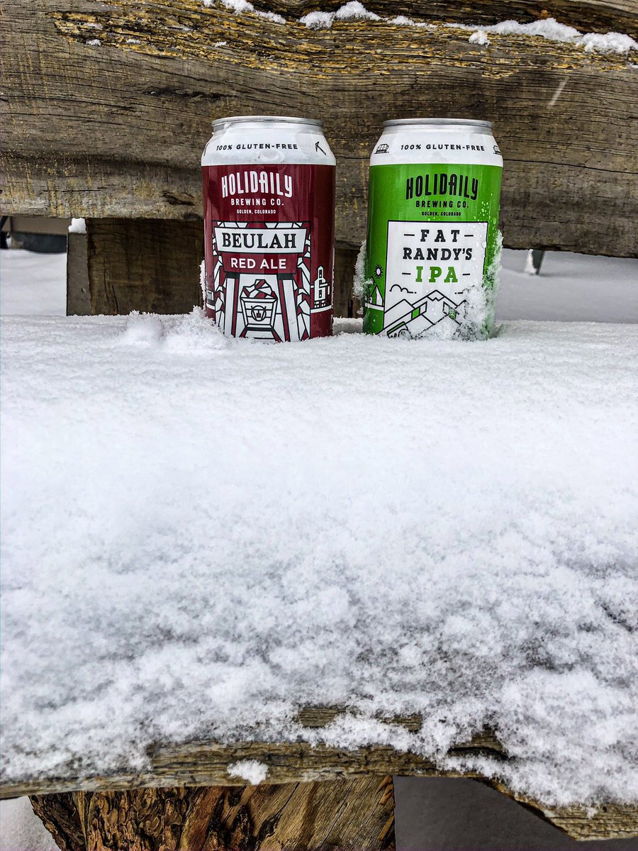 Snow day ❄️ <a href="/HolidailyBrew/">Holidaily Brewing</a> #howiholidaily #glutenfree #glutenfreebeer
