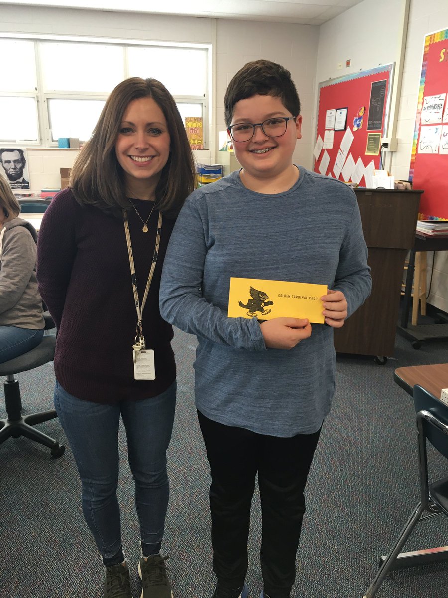 Congratulation, Matthew for demonstrating the Cardinal Way! #southlearns <a href="/AHSD25South/">South Middle School</a>
