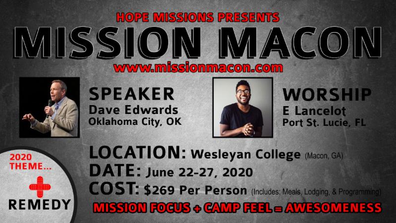 shawndoss's tweet photo. A Mission Trip for Everyone - Mission Macon 2020. Click the link for details! https://t.co/RVCOyJvqXr https://t.co/EJNOGLYZbA