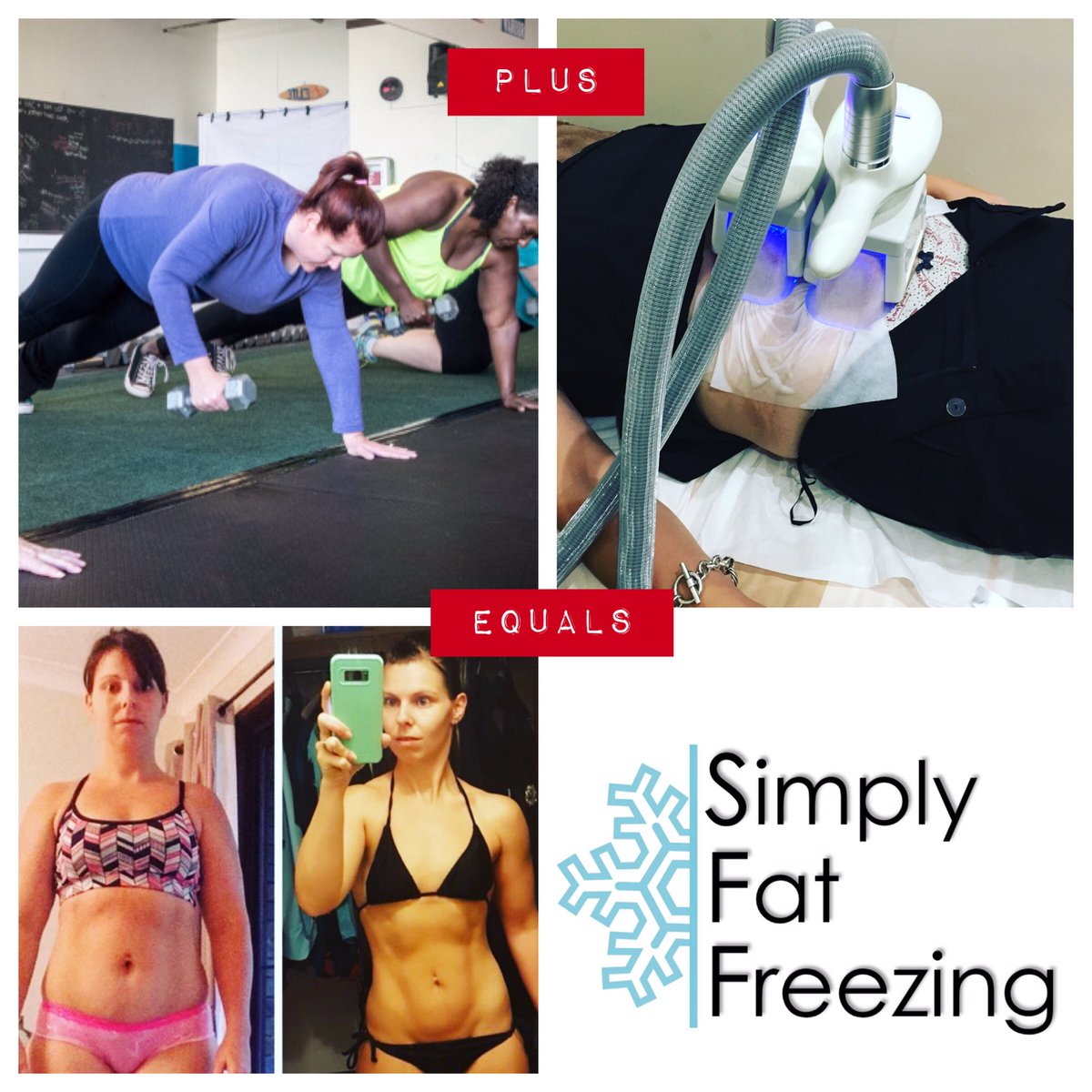 SimplyFatFreeze's tweet photo. Get the extra help with your plan to lose those stubborn fatty areas. Find your approved #FatFreezing practitioner at https://t.co/sRrA88RKX5 #fatloss #losefat #gym #gymlife #cryolipolysis #coolsculpting #3dlipo https://t.co/wuXGsBAkfc